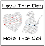 Love That Dog & Hate That Cat - Study Guide Bundle