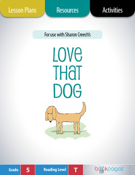 Preview of Love That Dog Poetry Novel Study | Lesson Plans, Activities, and Assessments
