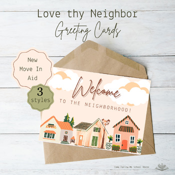 Preview of Love Thy Neighbor Greeting Cards for New Move-Ins