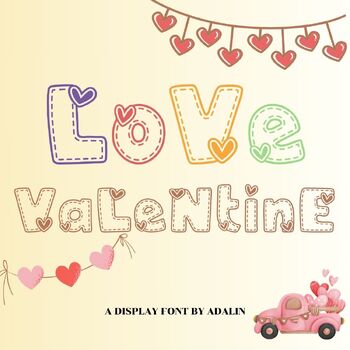 Preview of Love Valentine Font