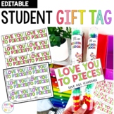 Love You to Pieces Student Gift Tag Christmas Freebie