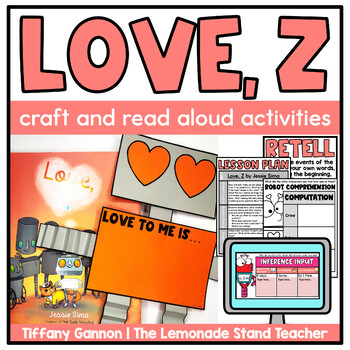 Preview of Love, Z Valentines Day Craft and Activities | Digital and Printable