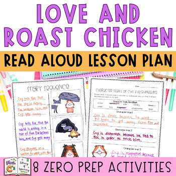 Preview of Love and Roast Chicken Hispanic Heritage Month Read Aloud and Activities