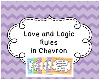 Preview of Love and Logic Rules in Chevron