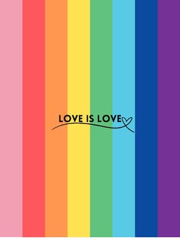 Preview of Love is Love Pride Poster---PDF, PNG, JPG