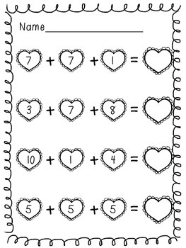 Love is in the Air 3-Digit Addition by Lindsay Sheridan | TpT