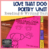 Love that Dog Poetry Unit Tab Book with Google™ Version