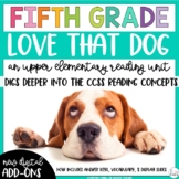 Love that Dog Sharon Creech Novel Study Reading Unit | 5th Grade