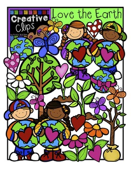 Preview of Love the Earth {Creative Clips Digital Clipart}