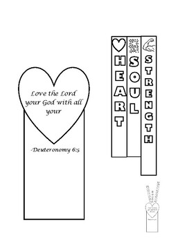 Love the Lord Bookmark by Maritza Hernandez | TPT