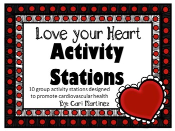 Preview of Love your Heart Activity Stations