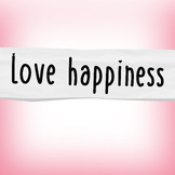 Lovehappiness. Font