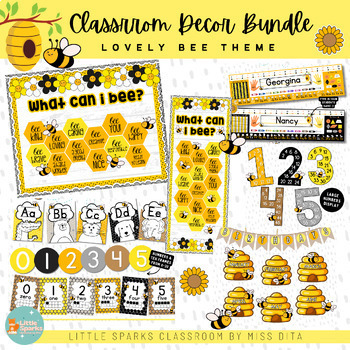 Bee Themed Classroom Decor Bundle - We Are Better Together