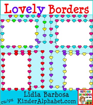 Preview of Lovely Borders- Clip Art for Teachers