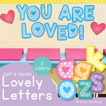 Bulletin Board Letters - Classroom Decor by From the Pond