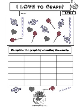 "Love"ly First Grade Math Freebie by Learning 4 Keeps | TpT