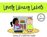 Library Labels {in chevron}