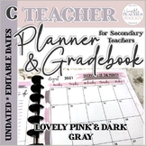Lovely Pink Teacher  Planner with Editable Dates (C)