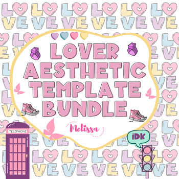 Preview of Lover Aesthetic Google Slides Template Bundle