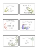 Loving-Kindness & Mindfulness intention cards for families