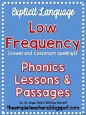 Low Frequency Phonics Lessons and Decodable Passages