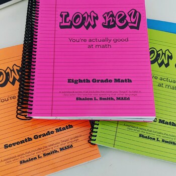 Preview of Low Key Math: 8th Grade Interactive Workbook