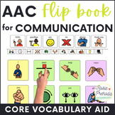 Low Level AAC Core Vocabulary Flip Communication Book