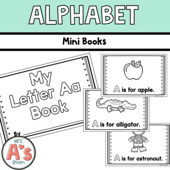 Preview of Low Prep Alphabet Books for Preschool & Pre-K
