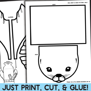Arctic and Polar Animals Craft and Writing Paper | TpT