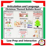 Low Prep Christmas Interactive Articulation and Language T