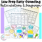 Low Prep Early Counting Articulation and Language for Spee