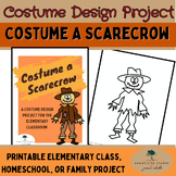 Low-Prep Elementary Fall Creative Drawing Scarecrow Costum