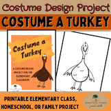 Low-Prep Elementary Thanksgiving Creative Drawing Turkey C