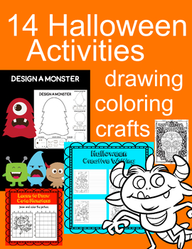 Preview of Low Prep Halloween Activity Pack perfect for sub plans