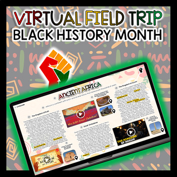 Preview of Low-Prep Interactive Black History Month Virtual Field Trip (Google Slides)