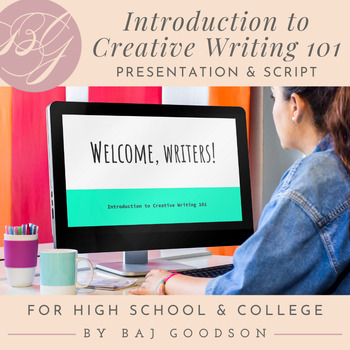 Preview of Low Prep Introduction to Creative Writing Course Kickoff Grades 10-12 or College