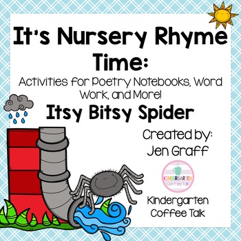 Low Prep Nursery Rhyme Activities for the Week: Itsy Bitsy Spider