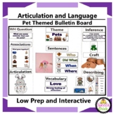 Low Prep Pet Interactive Articulation and Language Themati
