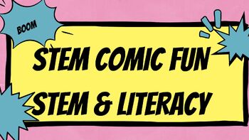 Preview of Low Prep, STEM, Fun, Back to School Comic and STEM Activity