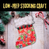 Low Prep Stocking Craft for Christmas and Holidays - Presc