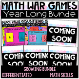 Low Prep War Games Growing Math Centers Bundle