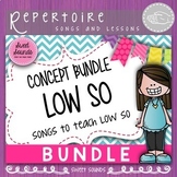 Low So Songs and Flashcards - Melody Activities - Kodaly Music Concept Bundle