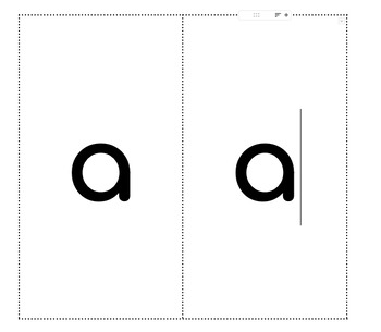 Preview of Lower Case Letter Flashcards: a-z