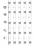 Lower Case Letter Formation Packet