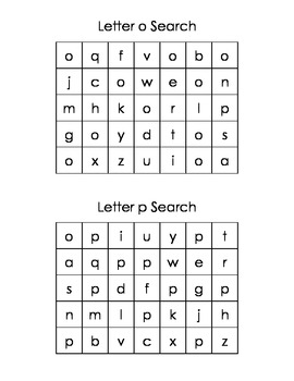 Lower Case Letter Search by An Interesting Mix | TPT