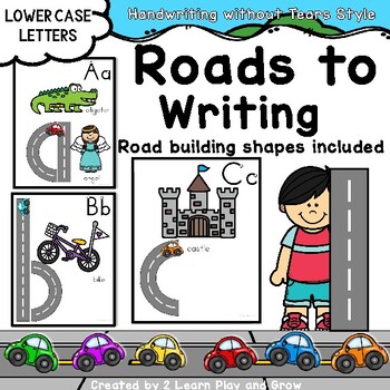 Preview of Lowercase Road Letter building Handwriting Without Tears HWT inspired