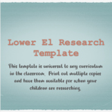 Lower El Research Template