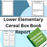 Lower Elementary Cereal Box Book Report!