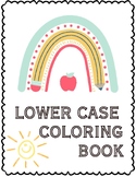 Lower case Tracing Coloring Book