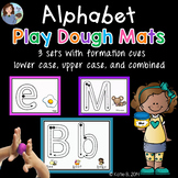 Alphabet Playdough Mats with letter formation cues